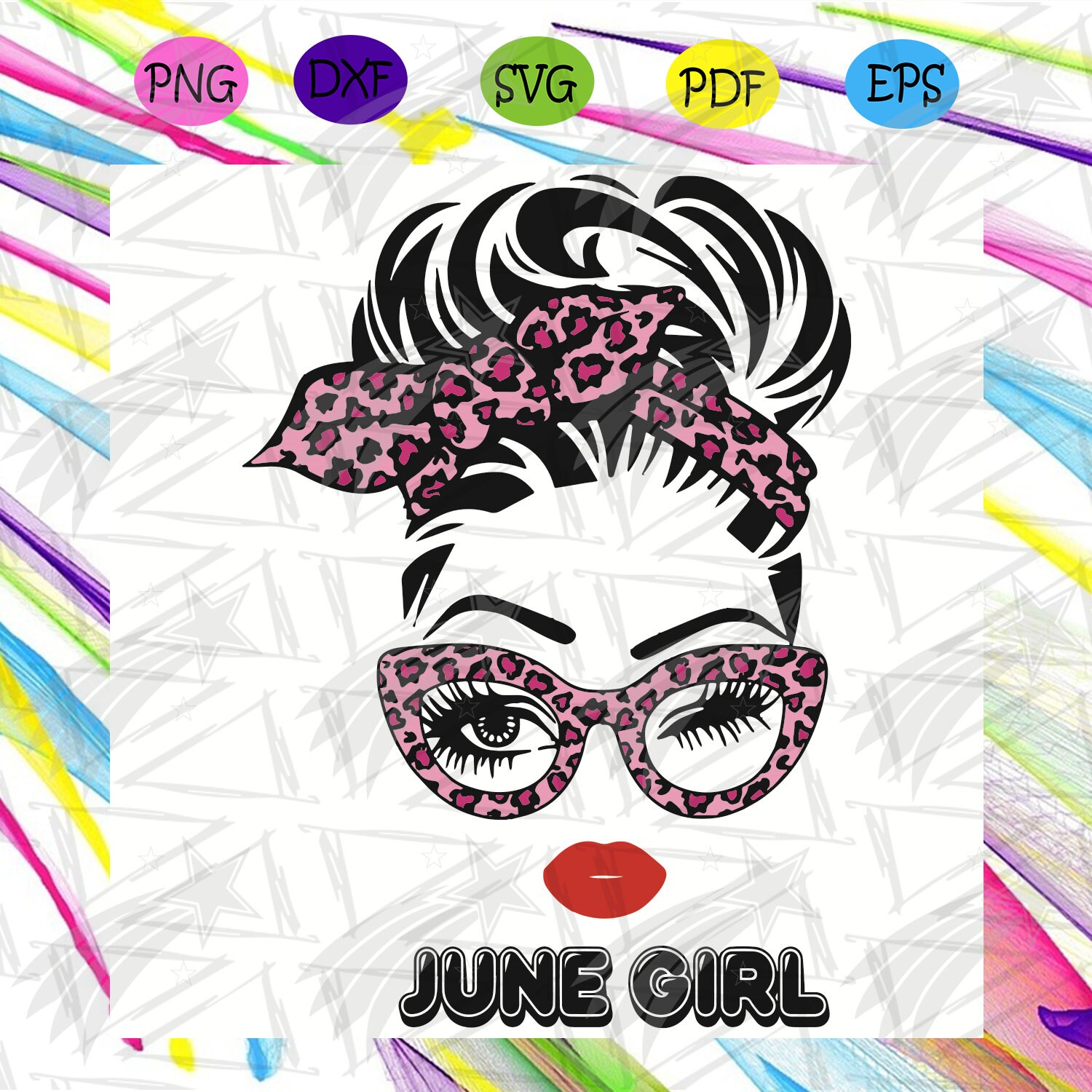 Download June Girl Svg Birthday Svg Born In June Svg Girl Born In ...