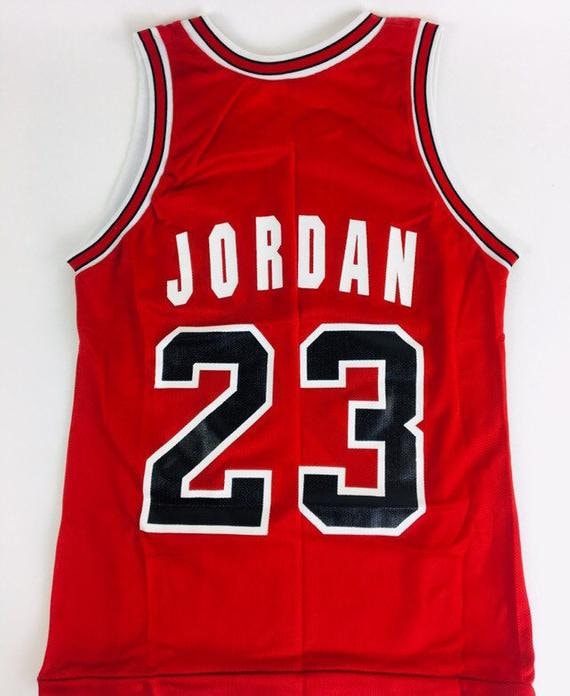 Custom Customized Bulls Jerseys 23 Michael Jordan Basektball