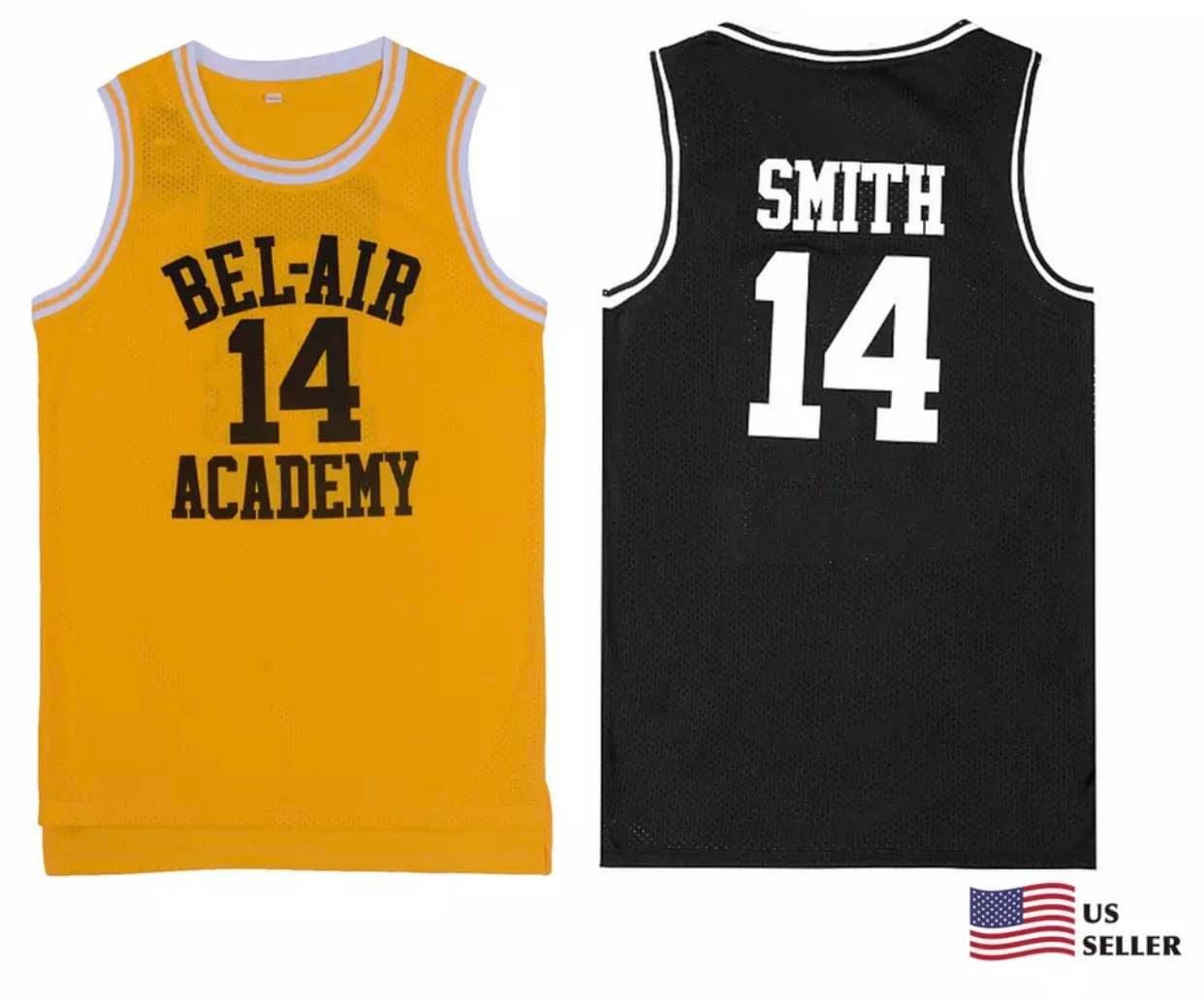 The Fresh Prince of Bel Air Academy #14 Will Smith Basketball Jersey Mens  Large