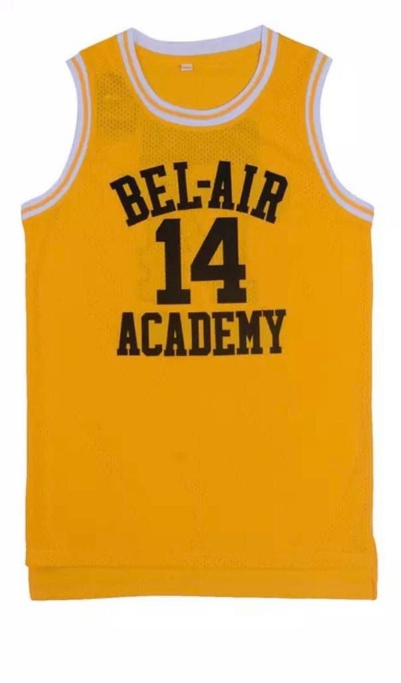The Fresh Prince of Bel Air Jersey #14 will smith Basketball Jersey 2 Color Sewn