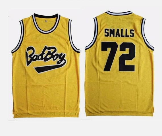 Notorious BIG Biggie Smalls Bad Boy Baseball Jersey White - Malcom