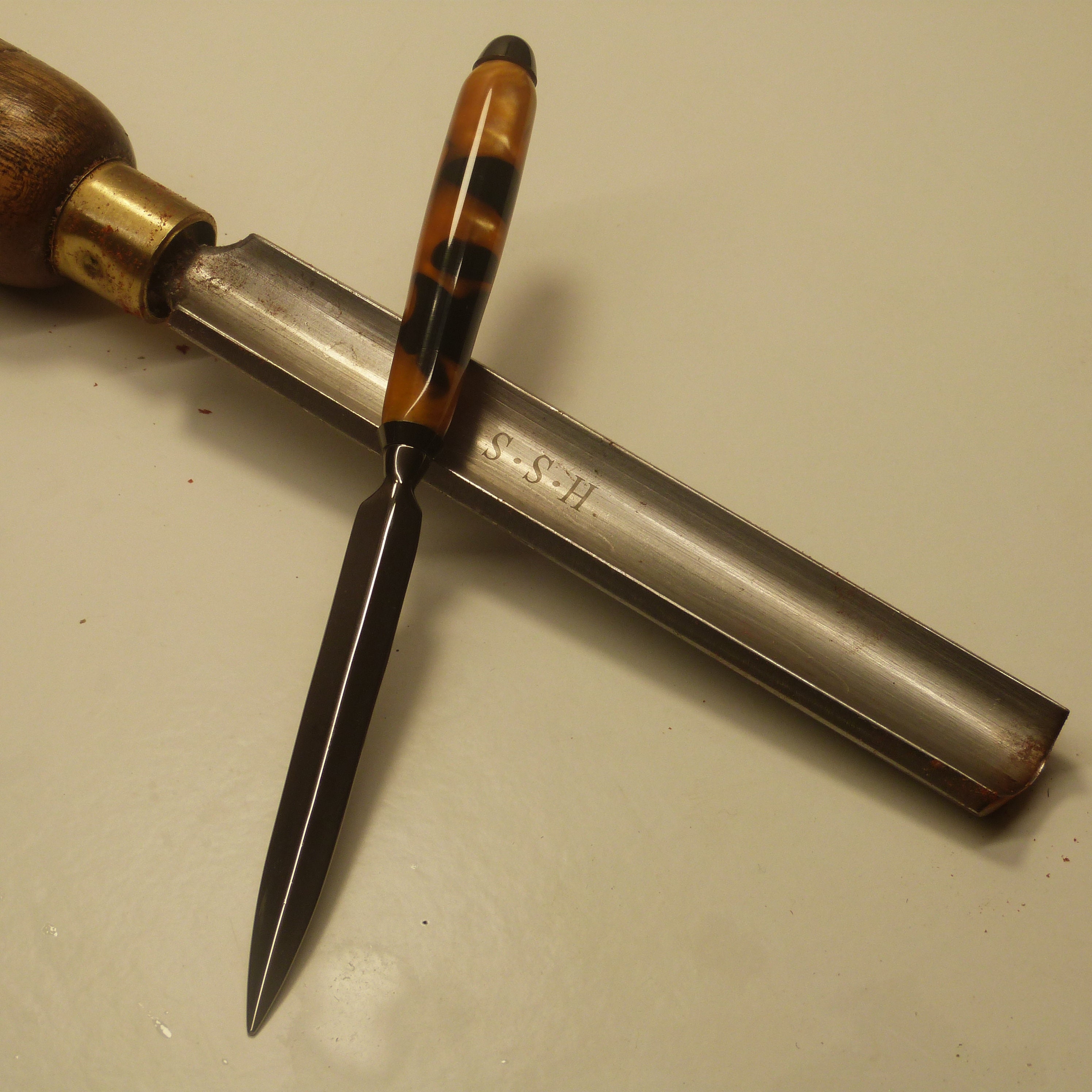Handmade Letter Opener Resin Handle Great Gift Fathers Day Etsy
