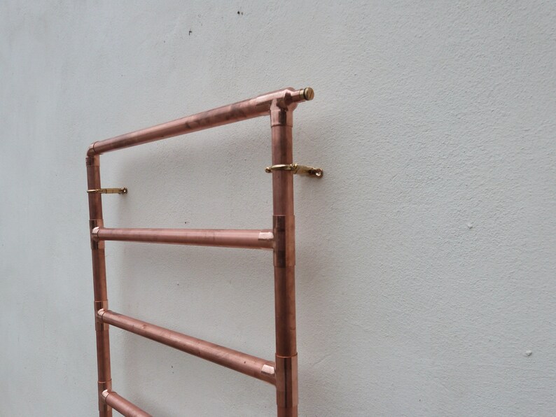 Handmade Copper Radiator Towel Warmer Etsy