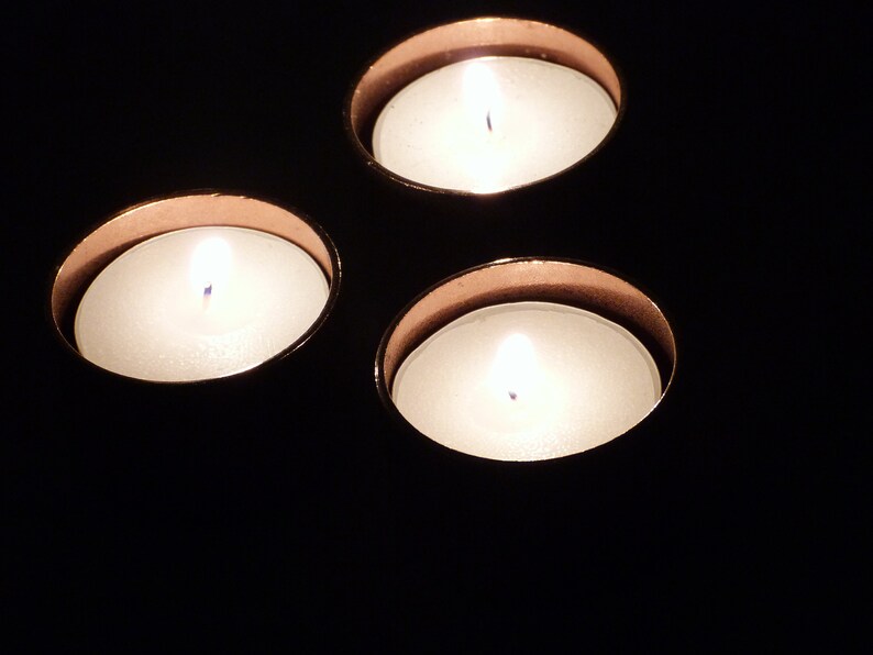 Copper Tea Light Holders UK Tea Light Holders Tea Light Etsy