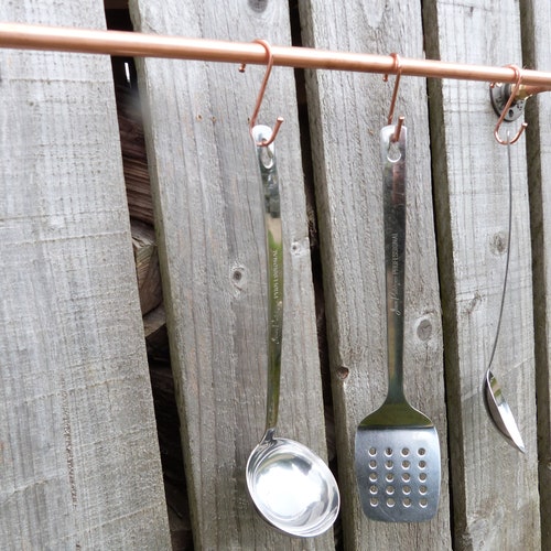 Copper Utensil Rail Copper Pot and Pan Rack Kitchen Etsy UK