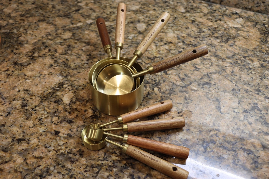 Brass Measuring Cups/scoops/spoons Etsy