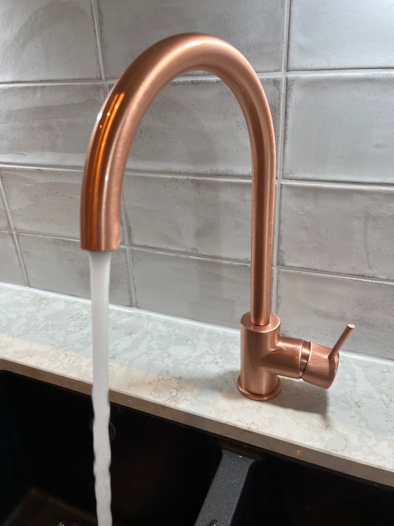 Copper Kitchen Mixer Tap Etsy