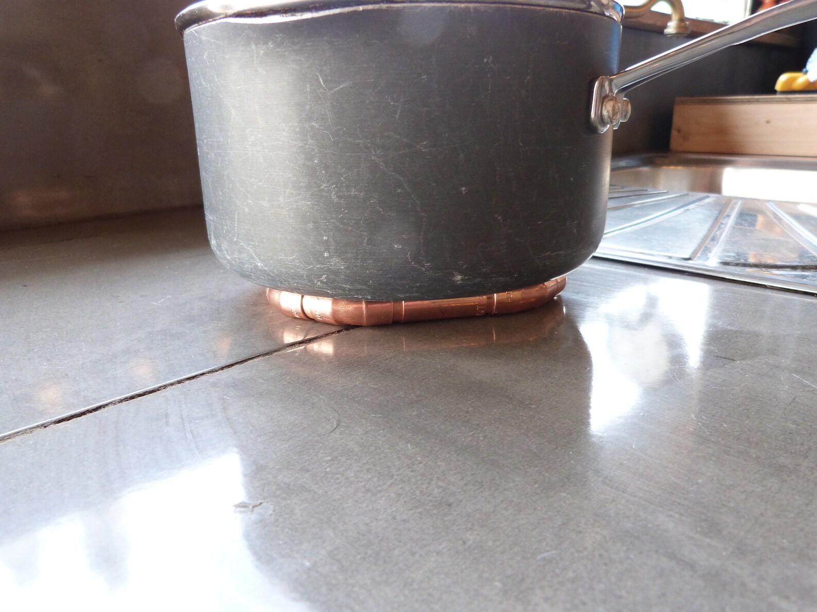 Copper Trivet Pan Stand Worktop Saver Pot Holder Etsy