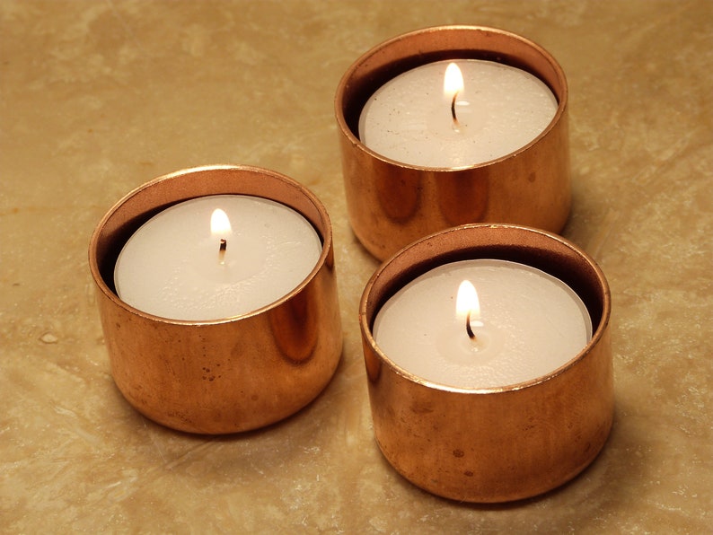 Copper Tea Light Holders UK Tea Light Holders Tea Light Etsy