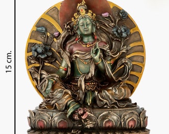 Tara Statue, Standing Tara Statue, 31 CM Tibetan Goddess, Tibetan God, Buddhism, Female Shakti, Bodhisattva Statue, Buddhist Savio