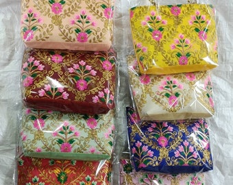 Große Menge von 100 indischen handgemachten Frauen bestickte Handtasche, Hochzeitsbevorzugung, Rückkehr Geschenk, Geburtstagsgeschenk, Brautjungfer Geschenke