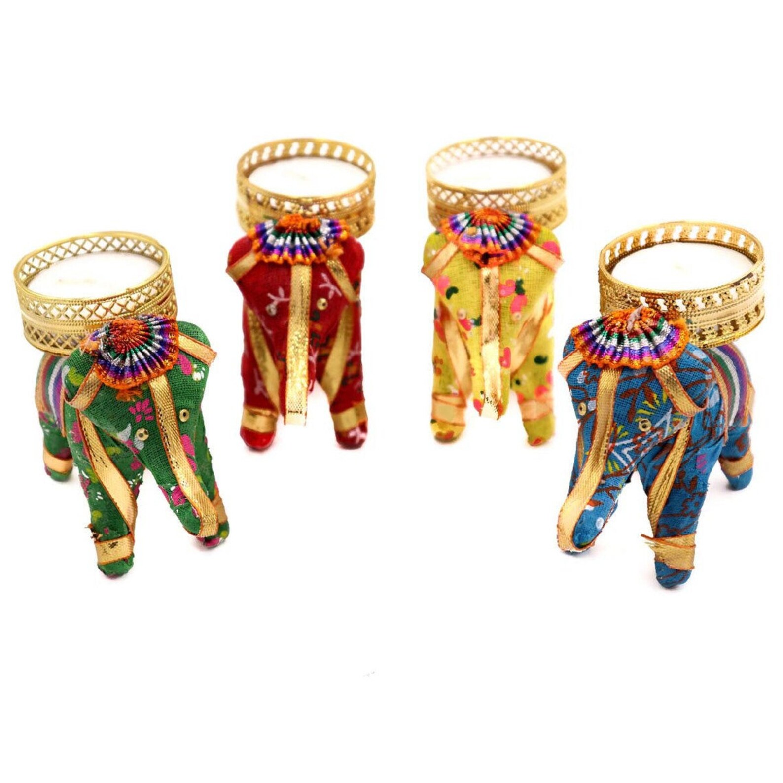 100 Pcs Elephant Tealight Candle Holder Festive Home Etsy