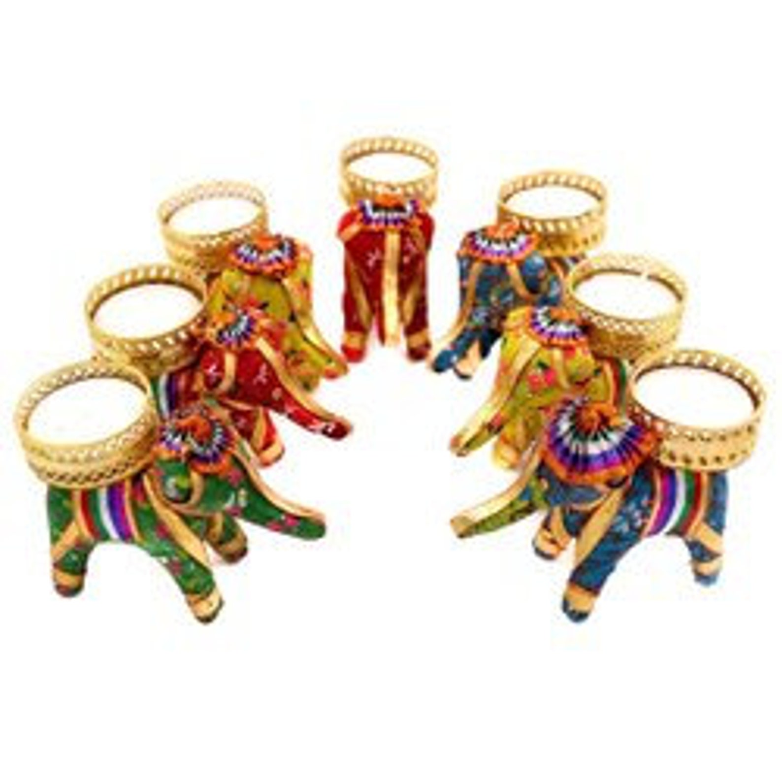 100 Pcs Elephant Tealight Candle Holder Festive Home Etsy