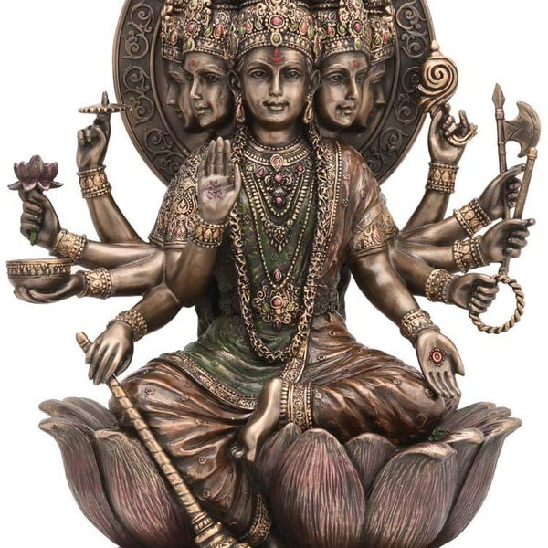 10" Gayatri Statue | Goddess Gayatri| Savitri n Vedanta | Hindu Goddess | Devi Gayatri | Wife of lord Brahma | Solar deity in the Vedas