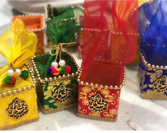 10-100 PCs Indian Sweet Boxes, Wedding Gift, Indian Gift Box, Bridesmaid Box Gift, Return Gifts, Wedding Favor, Marriage Gift, Shagun Box