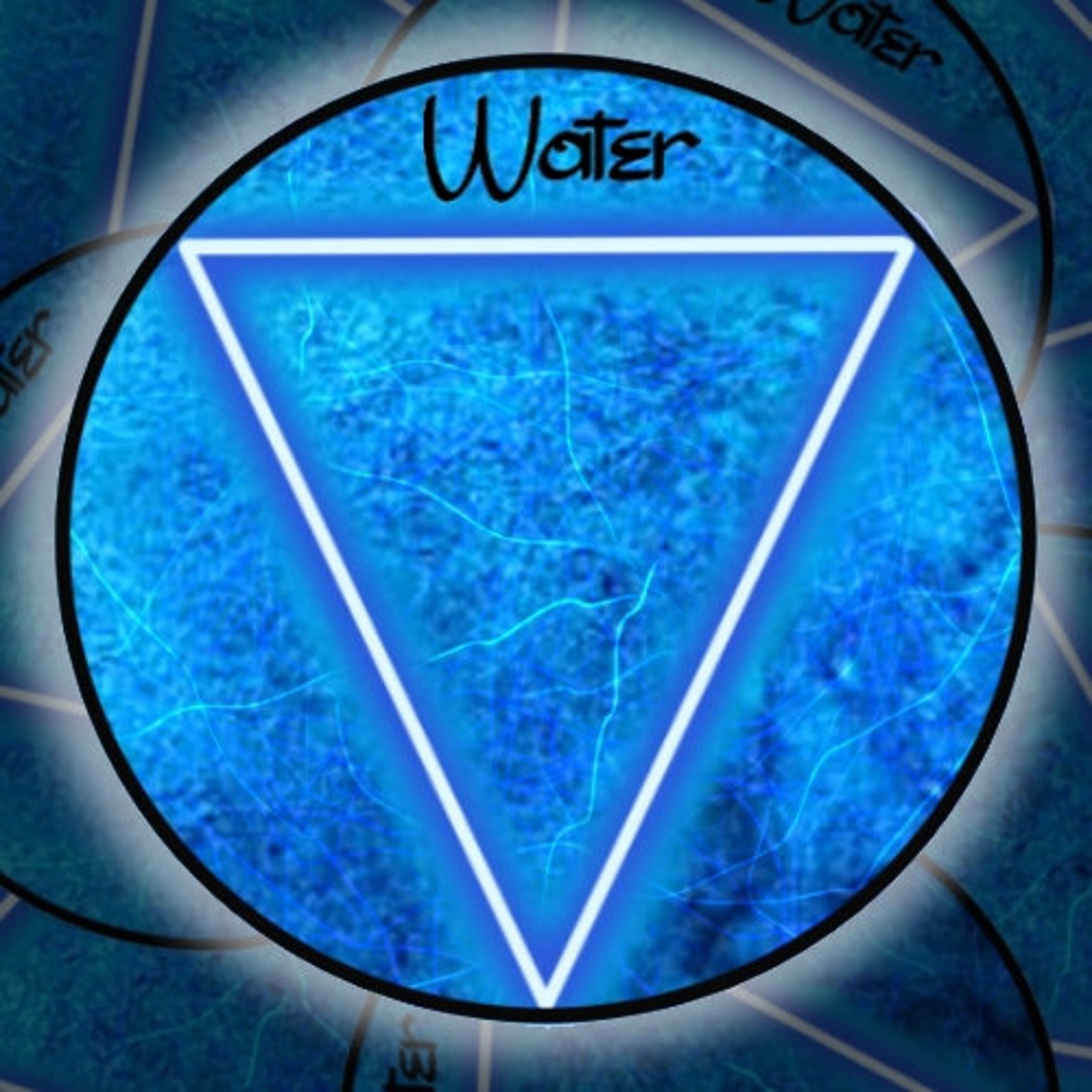 alchemical symbol for water alchemical symbol for water