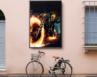 Ghost Rider Lego Etsy