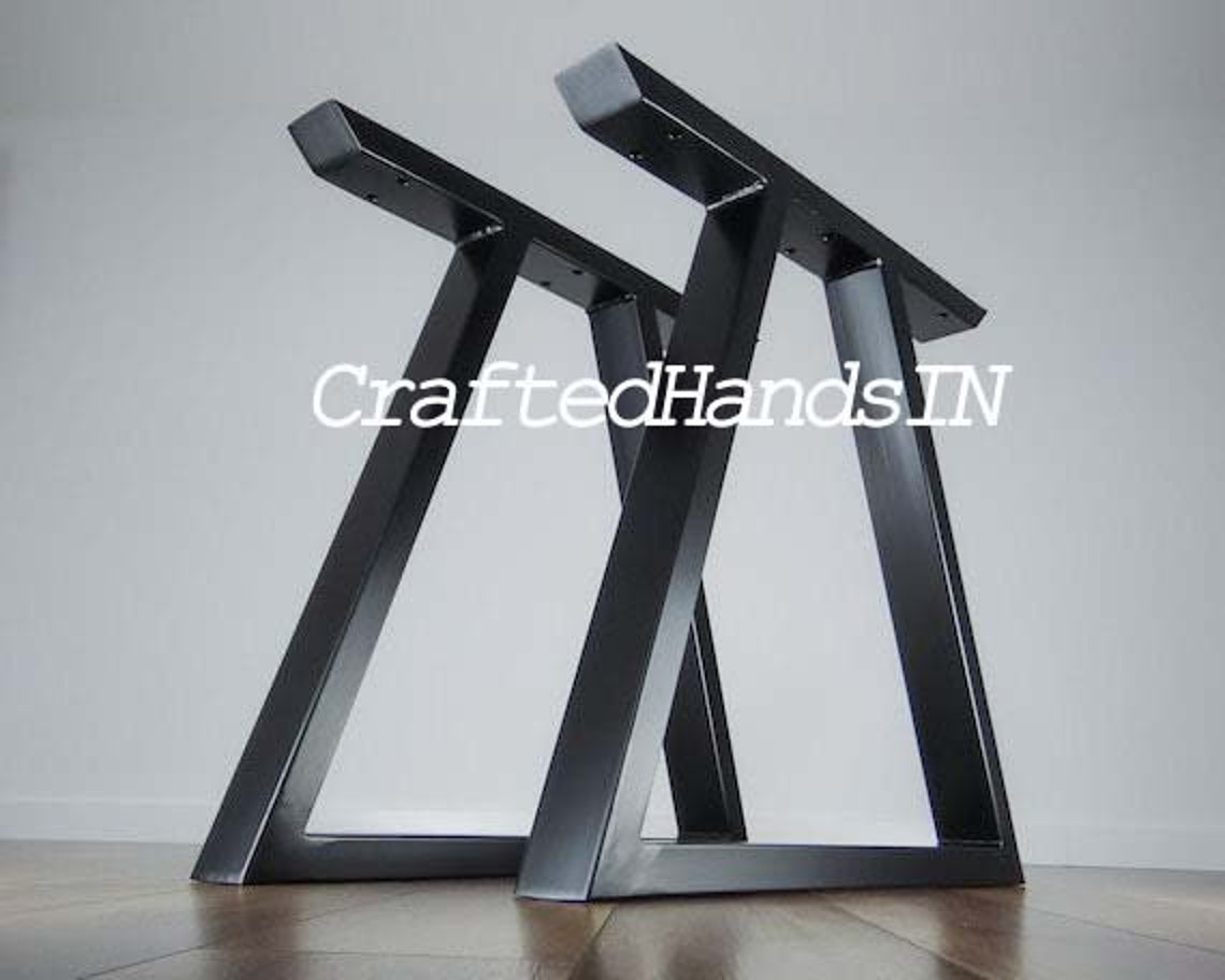THE BEST Quality SET of 2 Table Legs Industrial Stylish Table Etsy