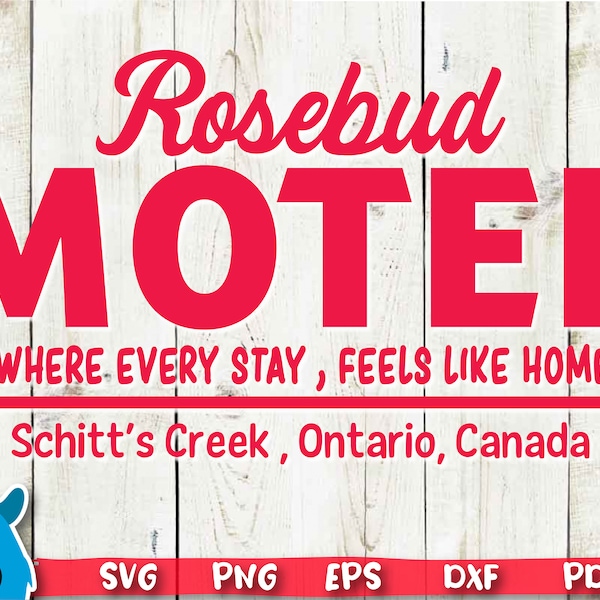Rosebud Motel Shirt Svg, Schitts Creek Motel, Rose Apothecary, Svg, Png, Dxf, Cut Files For Cricut, Sublimation