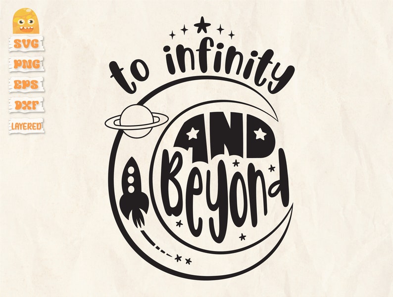 To Infinity and Beyond Svg Love You to Infinity Svg Kids - Etsy
