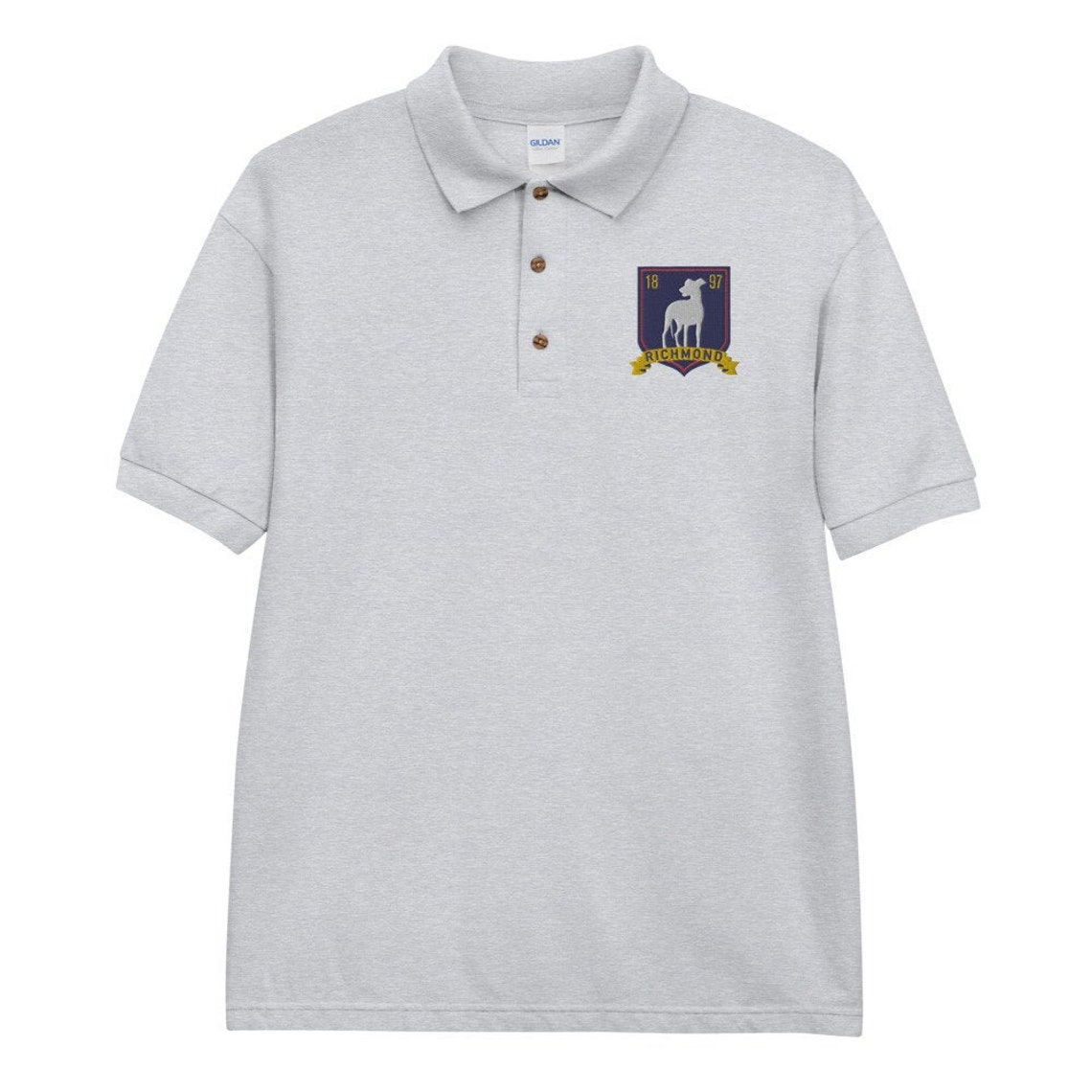 Richmond Embroidered Polo Shirt | Etsy