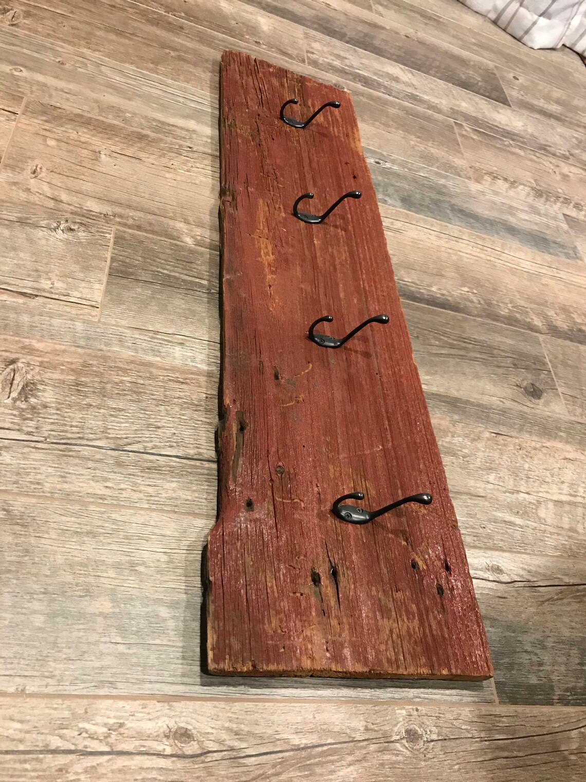 barnwood wall coat rack