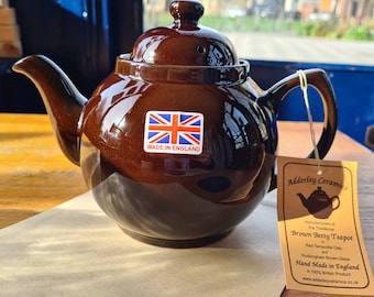 Tetera Brown Betty de 4 tazas / Accesorios / Fabricada en Inglaterra