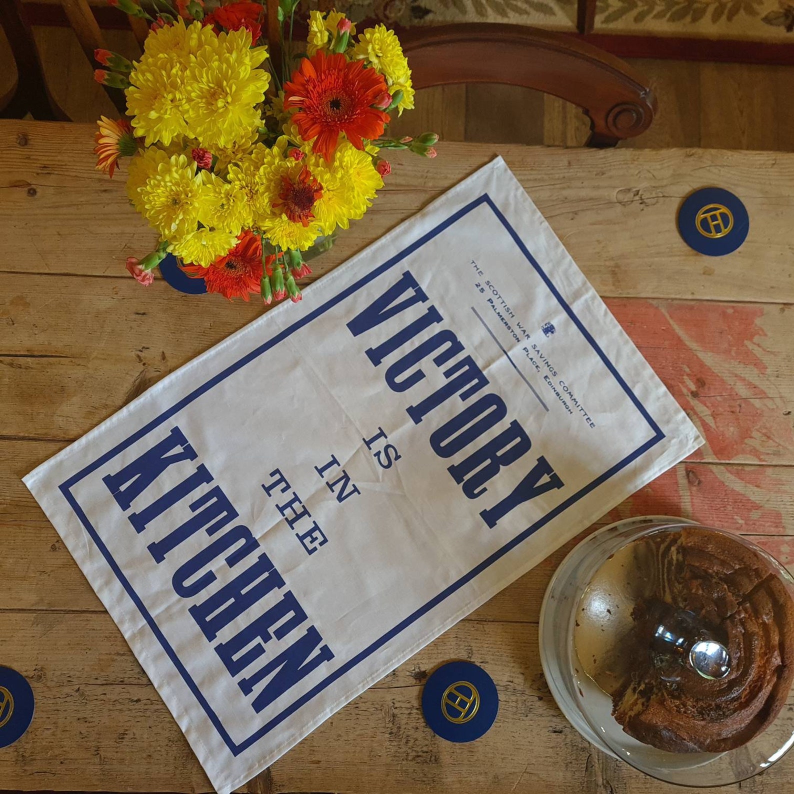 Cotton Tea Towel Made in England UK Etsy