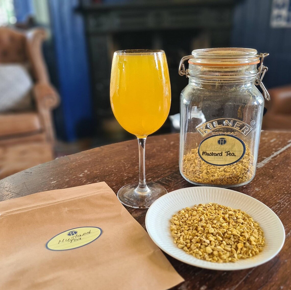 Mustard Tea 4oz Ginger Roots and Spices Apothecary Herbal Etsy