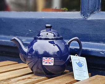 Cobalt Brown Betty 4 Cup Tea Pot | Accessories | Made in England