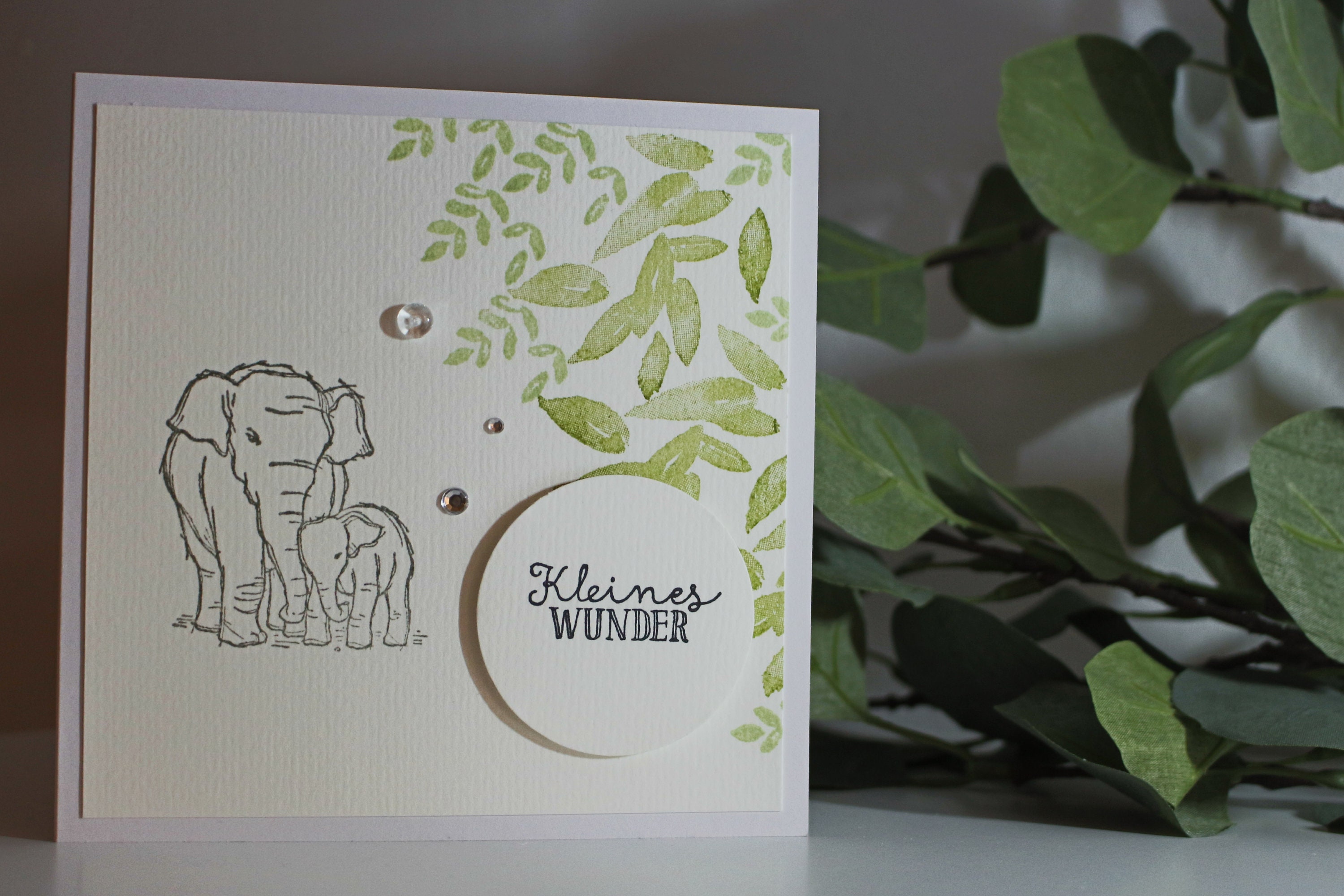 Karte Geburt Elefant Spruch 135cmx135cm Etsy