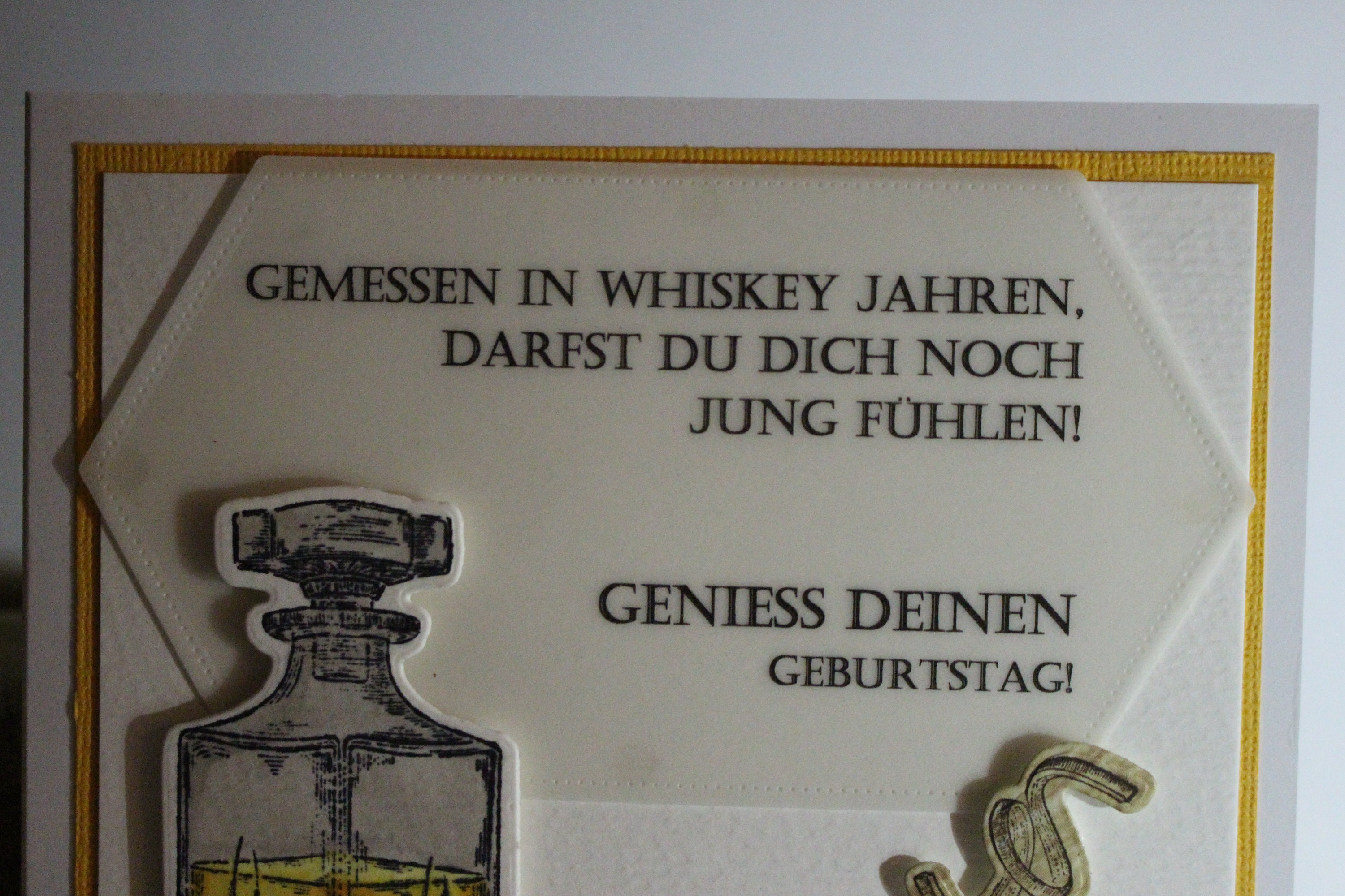 Karte Whiskey Holz Geburtstagskarte für Männer Etsy