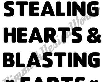 Stealing HEARTS & Blasting FARTS - SVG file