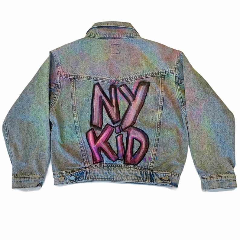 graffiti jean jacket