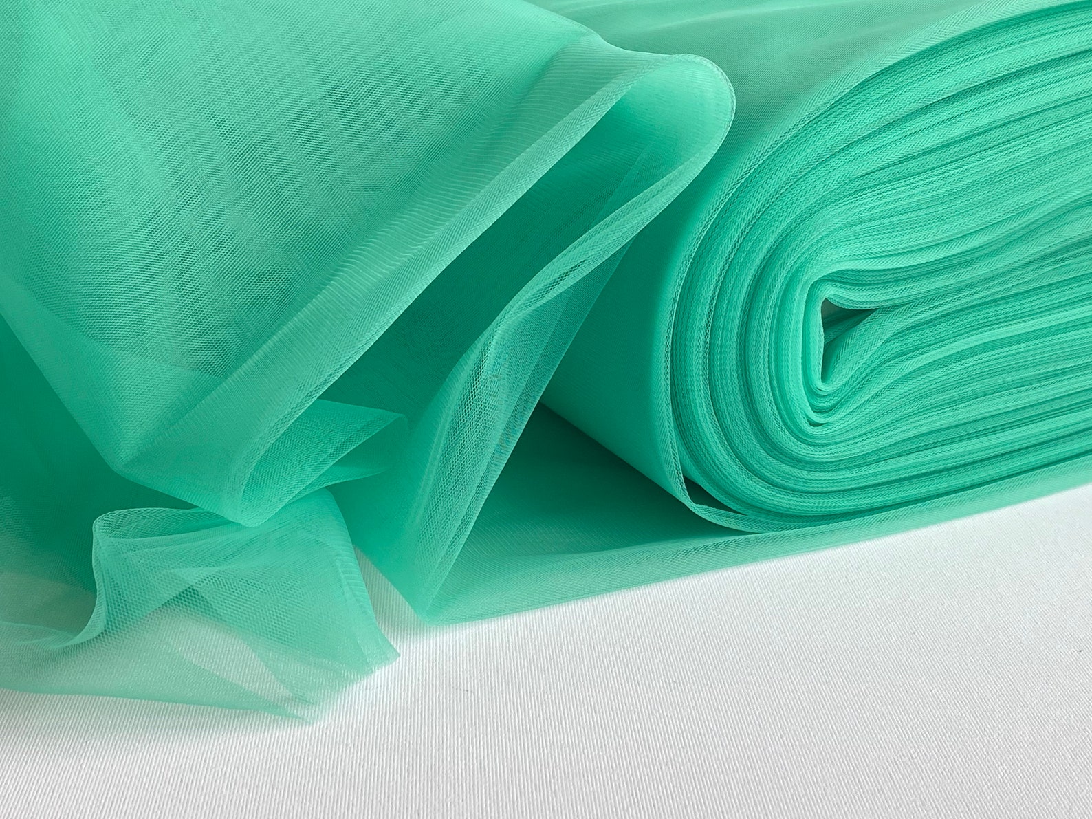 Soft Tulle Fabric Hayal Tulle Rain Green 3m wide luxury Etsy