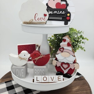 Valentine Tiered Tray Set (Tray NOT Included)