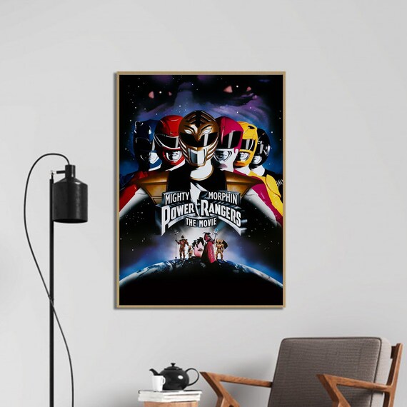 Mighty Morphin Power Rangers Poster Wall Art Home - Power Rangers Home Decor Mighty Morphin Power Rangers Poster Wall Art Home - Power Rangers Home Decor