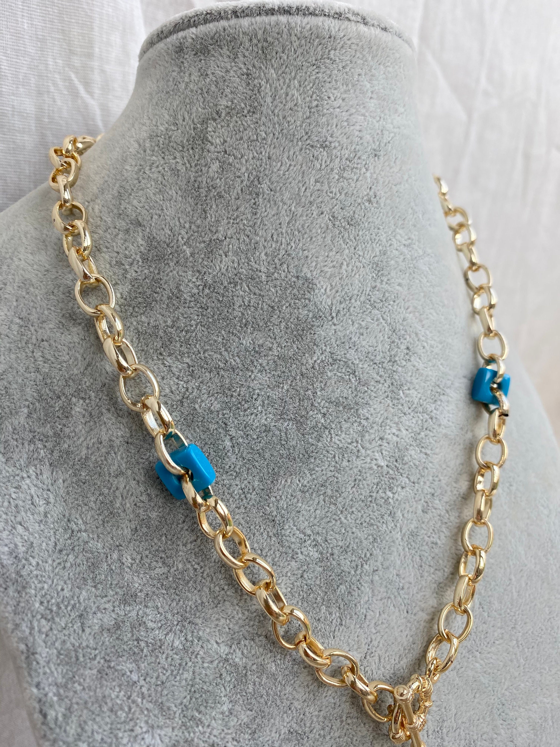 Attractive gold color plated necklace Latest fashion Etsy