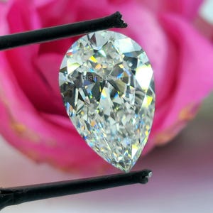 Diamante di laboratorio E-VS taglio a pera da 4,00 ct - Certificato IGI