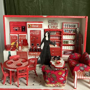 Lundby Coca-Cola Cafe Room Box Miniature