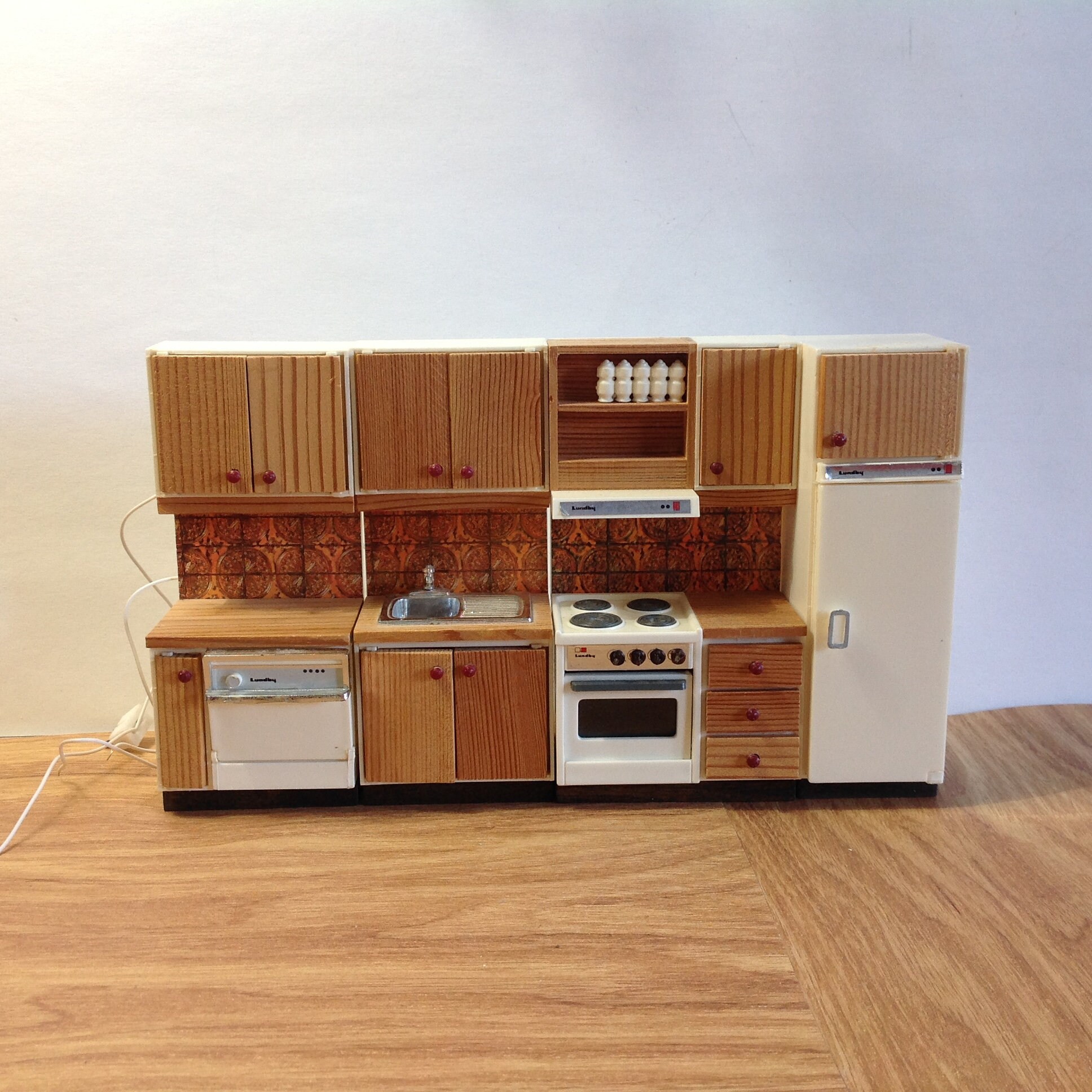 Meubles Dollhouse Lundby Kitchen Set Etsy