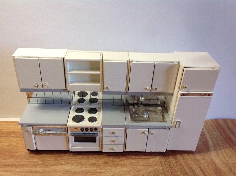 Lundby Kitchen Set Vintage DollHouse Furniture Etsy
