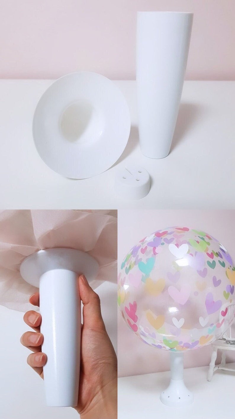 20 Sets Flower Balloon Bouquet Holder Stand Etsy