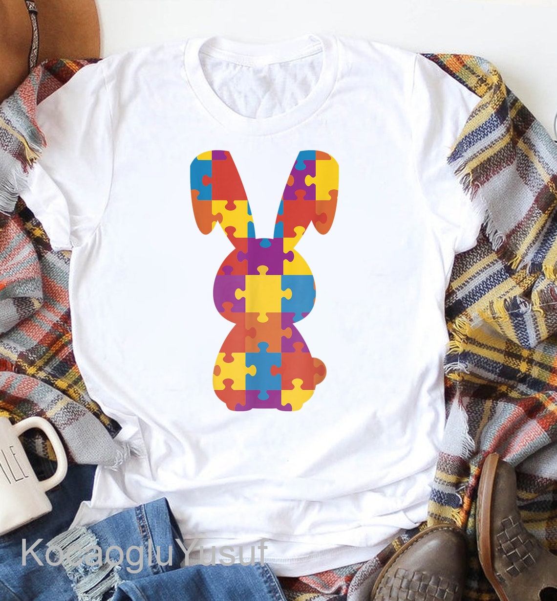 Bunny autism awareness tshirt bunny puzzle gifts autism  etsy Bunny autism awareness tshirt bunny puzzle gifts autism  etsy