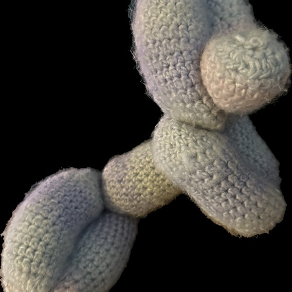 Balloon Dog Pudel Crochet Toy