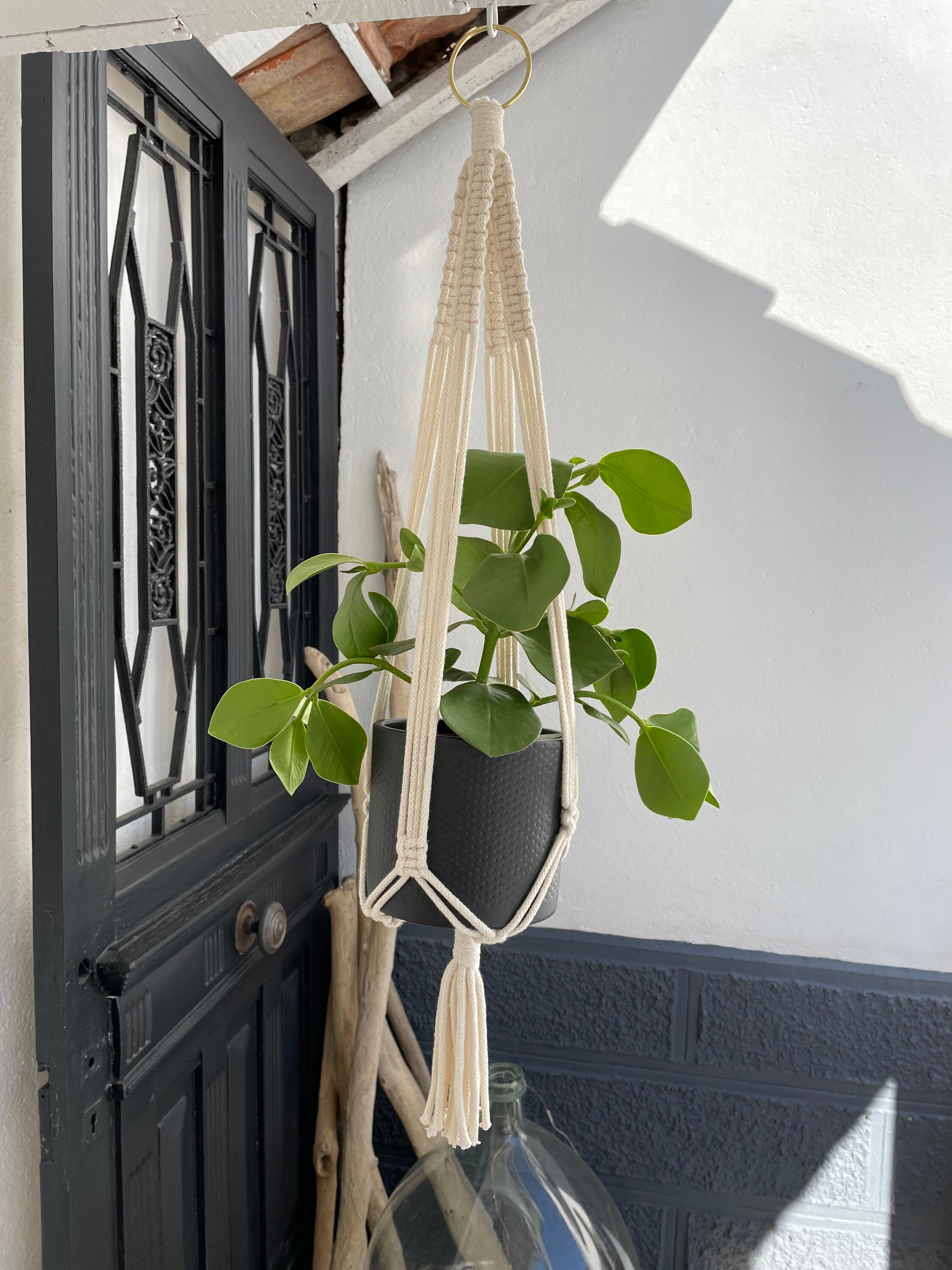 Suspension en Macramé