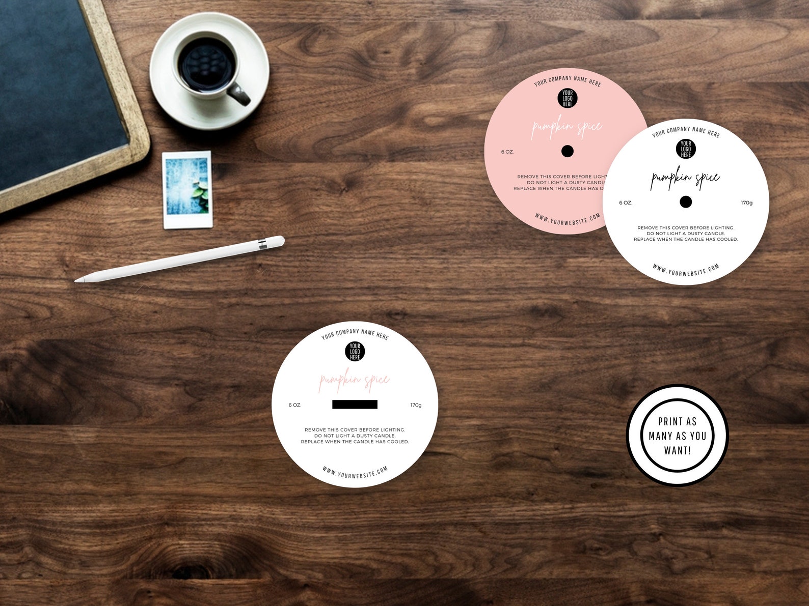 Candle Dust Cover Template Editable Candle Dust Covers Etsy Canada