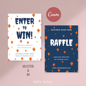 Halloween Raffle Sign Template, Editable DIY Enter To Win Poster, Business Event Prize Draw Table Top Signage Design, Halloween Printable