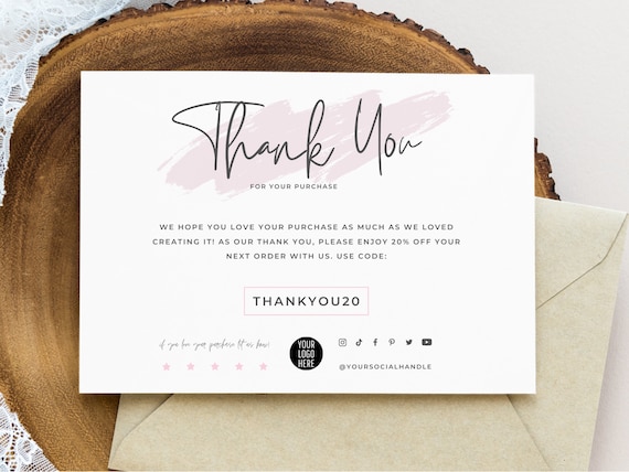Business Thank You Cards Inside