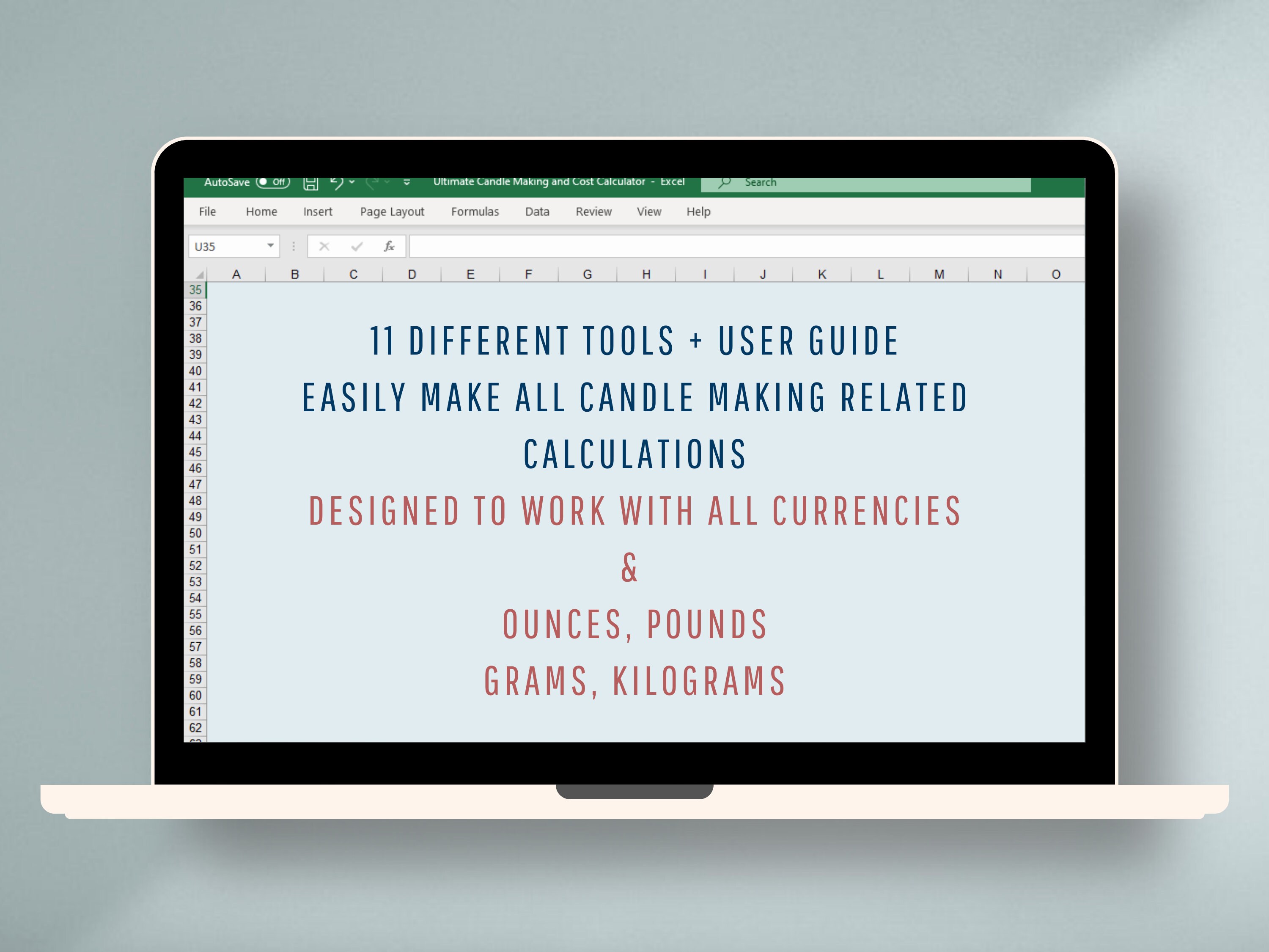 Allinone Candle Calculator Candle Making Cost Calculator & Etsy
